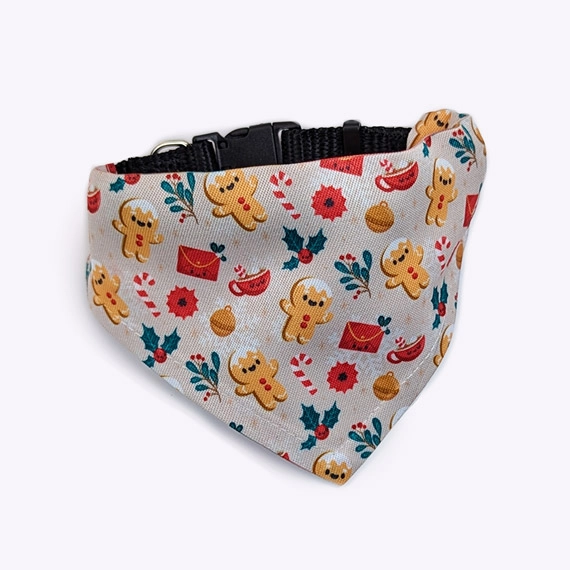 Bandana porte-médaille Santa Paws